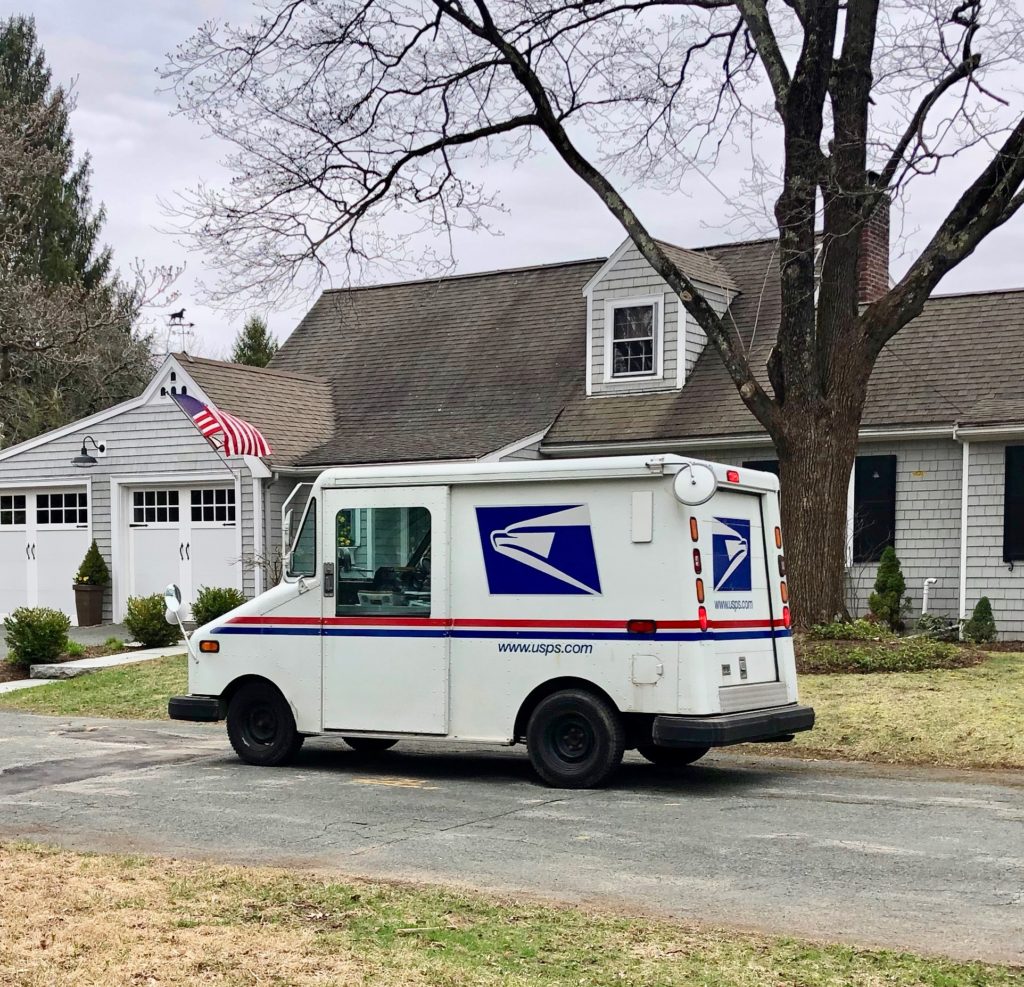 Post Office TRUCK - Wellesley Free Library