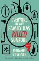 cover art for the book, "Everyone in my Family Has Killed Someone."