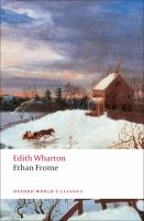 Cover art for book titled "Ethan Frome"