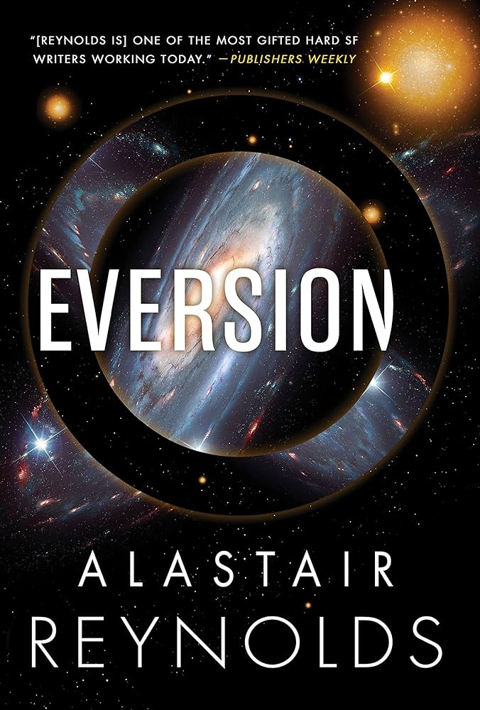 Cover art for book titled, 
Eversion". 