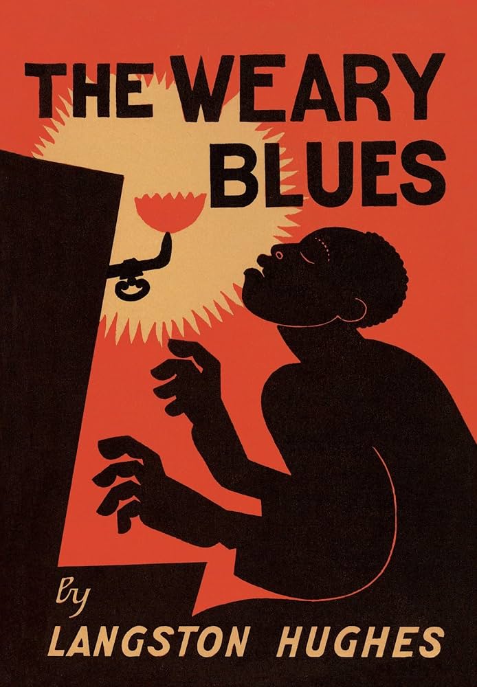 Cover art for the book, "The Weary Blues"